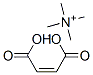 Tetramethylammonium hydrogen maleate Struktur
