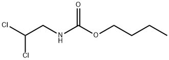 N-(2,2-Dichloroethyl)carbamic acid butyl ester Struktur
