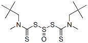 tert-Butyl(dimethylaminocarbonothioylthio) sulfoxide Struktur