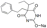 5-sec-Butyl-5-phenethyl-2-sodiooxy-4,6(1H,5H)-pyrimidinedione|