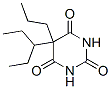 5-(1-エチルプロピル)-5-プロピルバルビツル酸 化学構造式