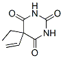 5-エチル-5-ビニル-2,4,6(1H,3H,5H)-ピリミジントリオン 化学構造式