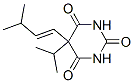 5-(3-Methyl-1-butenyl)-5-isopropylbarbituric acid Struktur
