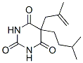 5-イソペンチル-5-(2-メチル-2-プロペニル)バルビツル酸 化学構造式