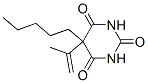 5-イソプロペニル-5-ペンチルバルビツル酸 化学構造式