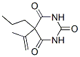 5-イソプロペニル-5-プロピル-2,4,6(1H,3H,5H)-ピリミジントリオン 化学構造式