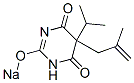 5-Isopropyl-5-(2-methyl-2-propenyl)-2-sodiooxy-4,6(1H,5H)-pyrimidinedione,67051-39-2,结构式