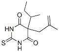 2,3-Dihydro-5-(2-methyl-2-propenyl)-5-(1-methylpropyl)-2-thioxo-4,6(1H,5H)-pyrimidinedione,67051-50-7,结构式