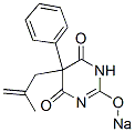5-(2-Methyl-2-propenyl)-5-phenyl-2-sodiooxy-4,6(1H,5H)-pyrimidinedione,67051-54-1,结构式