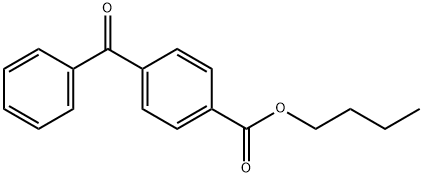 4-ベンゾイル安息香酸ブチル 化学構造式
