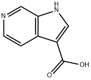 1H-吡咯并[2,3-C]吡啶-3-羧酸,67058-74-6,结构式
