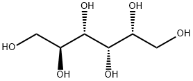 L-山梨糖醇,6706-59-8,结构式