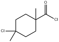 Cyclohexanecarbonyl chloride, 4-chloro-1,4-dimethyl- (9CI),67060-13-3,结构式