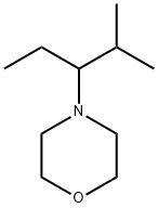 4-(1-エチル-2-メチルプロピル)モルホリン 化学構造式