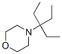 4-(1,1-ジエチルプロピル)モルホリン 化学構造式