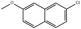2-クロロ-7-メトキシナフタレン 化学構造式