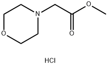 2-吗啉代乙酸甲酯盐酸盐 结构式