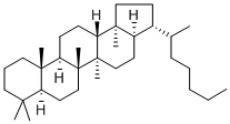 17ALPHA(H),21BETA(H)-22RS-TETRAKISHOMOHOPANE 化学構造式