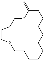 12-十六氧杂内酯, 6707-60-4, 结构式