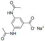 3,5-Bis(acetylamino)benzoic acid sodium salt Struktur