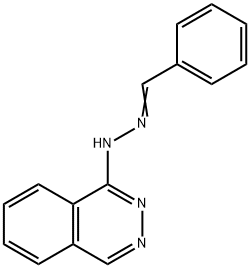 1-(2-benzylidenehydrazinyl)phthalazine 化学構造式