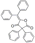 5-(ジフェニルメチレン)-3,3-ジフェニル-2,4(3H,5H)-フランジオン 化学構造式