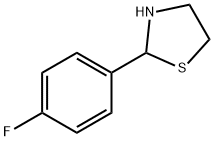 2-(4-氟苯基)噻唑烷, 67086-80-0, 结构式