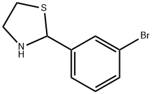 2-(3-溴苯基)噻唑烷,67086-84-4,结构式