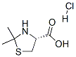 L-2,2-ジメチルチアゾリジン-4-カルボン酸塩酸塩 化学構造式