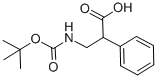 3-TERT-BUTOXYCARBONYLAMINO-2-PHENYL-PROPIONIC ACID Struktur