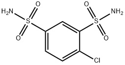 氯非那胺 结构式