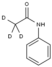 アセト-D3-アニリド 化学構造式