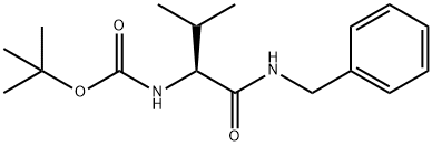 (S)-tert-butyl 1-(benzylamino)-3-methyl-1-oxobutan-2-ylcarbamate Struktur
