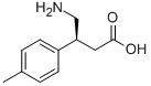(S)-4-氨基-3-对甲苯基丁酸,67112-57-6,结构式