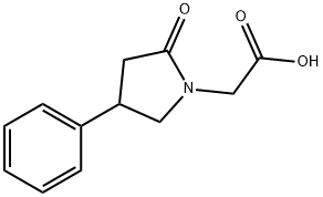 (2-OXO-4-PHENYL-PYRROLIDIN-1-YL)-ACETIC ACID Struktur