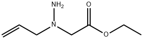 Acetic acid, [1-(2-propenyl)hydrazino]-, ethyl ester (9CI) Struktur