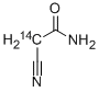 2-CYANOACETAMIDE, [2-14C] Struktur