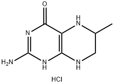 DL-6-METHYL-5,6,7,8-TETRAHYDROPTERINE, HYDROCHLORIDE Structure
