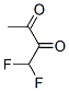 2,3-Butanedione, 1,1-difluoro- (9CI) Struktur