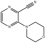 3-MORPHOLIN-4-YLPYRAZINE-2-CARBONITRILE Struktur