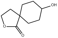 2-Oxaspiro[4.5]decan-1-one, 8-hydroxy- Struktur