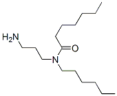 N-(3-アミノプロピル)-N-ヘキシルヘプタンアミド 化学構造式