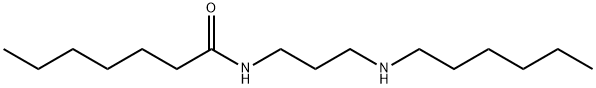 N-[3-(Hexylamino)propyl]heptanamide 结构式