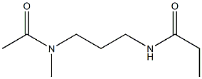 N-[3-(N-Acetylmethylamino)propyl]propanamide Struktur