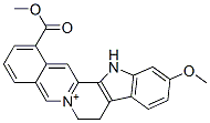8,13-Dihydro-11-methoxy-1-methoxycarbonyl-7H-benz[g]indolo[2,3-a]quinolizin-6-ium|