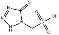2,5-ジヒドロ-5-チオキソ-1H-テトラゾール-1-メタンスルホン酸 化学構造式