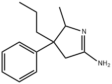 5-Methyl-4-phenyl-4-propyl-1-pyrrolin-2-amine Structure