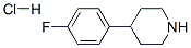 4-(4-FLUORO-PHENYL)-PIPERIDINE HYDROCHLORIDE Structure