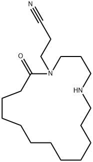 13-Aza-16-[(2-cyanoethyl)amino]hexadecanoic acid lactam Structure