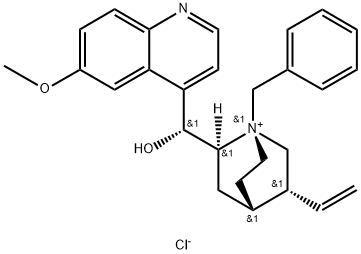 N-ベンジルキニニウムクロリド 化学構造式